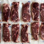 Highest USDA Choice NY Strips